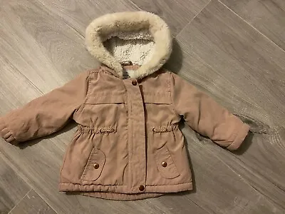 Baby Girl Coat 9-12 Months • £2