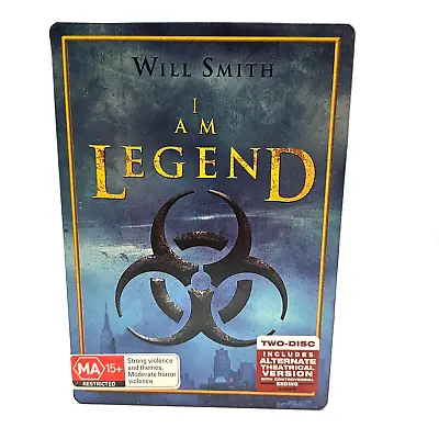 I Am Legend  2 Disc Steelbook Set DVD 2007 Region 4 VGC • $12