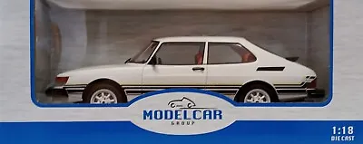 Model Car Group 1/18 Scale - Saab 900 Turbo (1981) White • £69.99