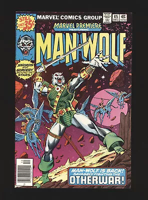 Marvel Premiere # 45 - Man-Wolf 1st Other Realm NM- Cond. • $5.50