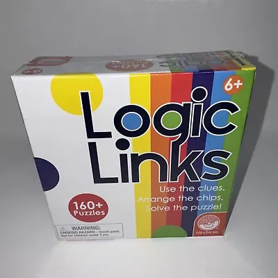 NEW 2021 Logic Links Puzzle Game By Mindware SEALED 160+ Puzzles • $19.99