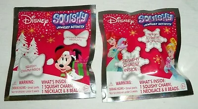 Lot Disney Tara Squishy Jewelry Activity Craft Bead Kit Cinderella Minnie Mouse • $9.99