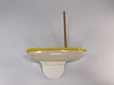 Vintage Bosun Boats Sailboat Model J-29 Toy Boat White Yellow  5  Length • $5