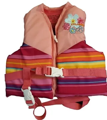 Stearns Floatation Aid Type III PFD Boating Life Vest Model 29-88 Child 30-50 • $11.99