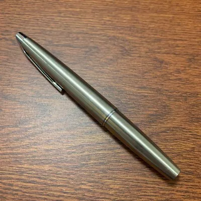 1971 PILOT MYU M701 Silver Stainless Steel Vintage Fountain Pen μ • $260