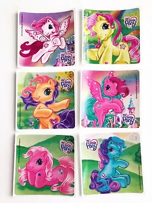 6 My Little Pony Hasbro Party Favor Stickers Badge 2.5” VTG 2006 Sandylion • $12