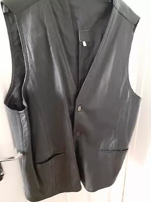 Men's Soft Leather Waistcoat • £10
