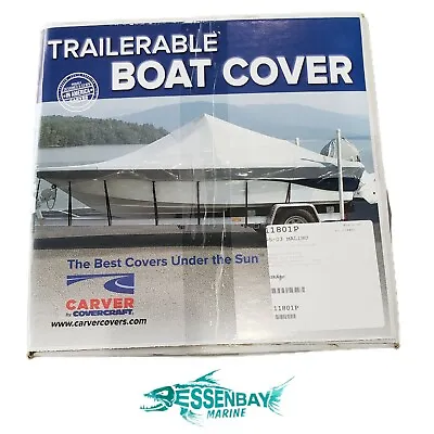 95-03 Malibu Echelon LX/Response Carver Gray Boat Cover 11801P 8 OZ NO TIE DOWN • $389.95