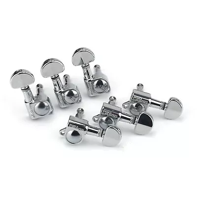 NEW Wilkinson 6 In Line Guitar Tuners Machine Heads For Strat Tele Chrome WJ703  • $50.57