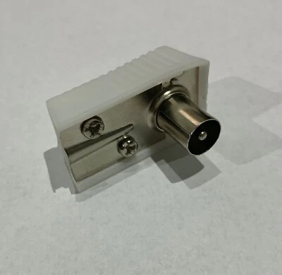 £3.95 • Buy NEW Male Right Angle RF Coaxial TV Aerial Connector Plug 90 Degrees Digital Coax