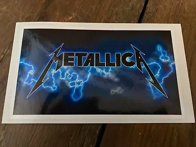 Metallica Lightning Sticker • £6