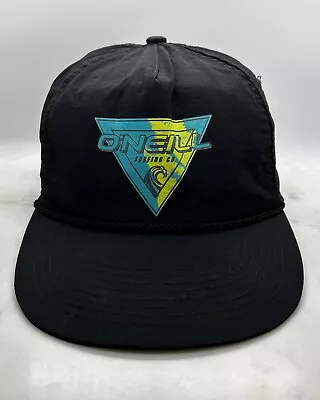 $10.40 • Buy O’Neil Surfing Company Rope Cap Hat Adult Snapback Black 100% Nylon