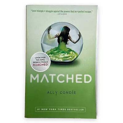 MATCHED Paperback By Ally Condie | YA Dystopian Romance | Excellent Condition • $4.99