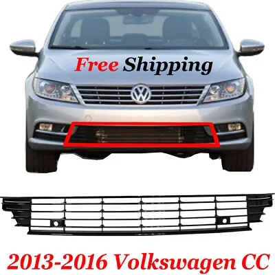 $106.90 • Buy For 2013 2014 2015 2016 Volkswagen CC New Bumper Lower Grille Assembly VW1036131