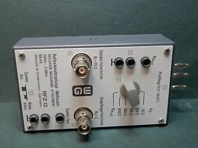$200 • Buy Wandel & Goltermann RFZ-12 Reflexion Measuring Attachment Great Untested Conditi