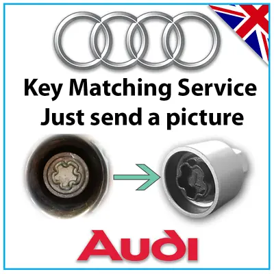 For Audi Security Master Locking Lock Wheel Nut Key Bolt UK Matching Service • $31.10