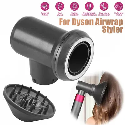 Diffuser& Adapter For Dyson Airwrap Styler HS01 HS03 HS05 Hair Dryer Combination • £11.45