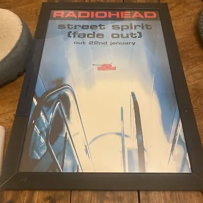 Rare Radiohead Street Spirit (fade Out) Poster 22nd January Framed  • £69.99