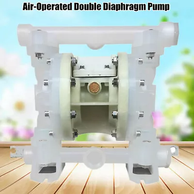 Air-Operated Double Diaphragm Air Poly Pump & Outlet Chemical Fluids • $128.25