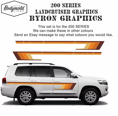 TOYOTA LANDCRUISER 200 Series BYRON GRAPHICS (many Colours Available) • $340