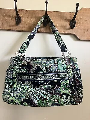 Vera Bradley Blue Rhapsody Stephanie Purse Tote Bag Shoulder Quilted Handbag • $25