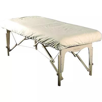 Master Massage Universal Size Cotton Natural Fitted Flannel Table Cover Sheet • $29.99