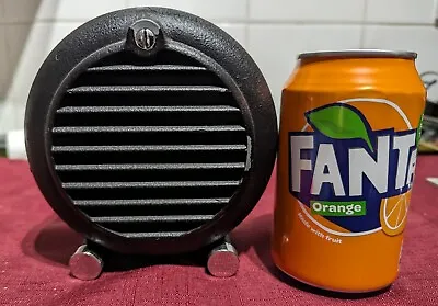 BABY Eddystone Metal Loudspeaker Black Crinkle Finish 2/3rd Sized Ham Radio • £200