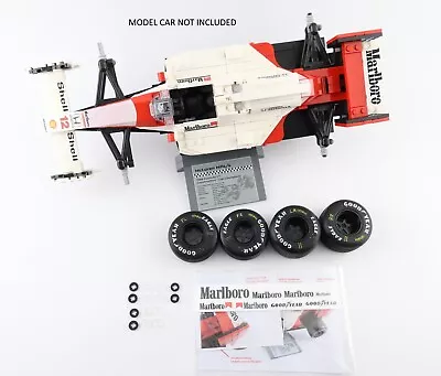 LEGO ICONS Senna F1 McLaren Mp4/4 Goodyear Marlboro Wheels Tires Stickers • $90