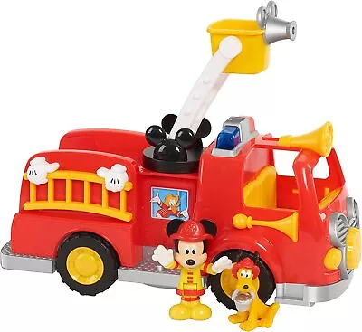 New Disney Junior Mickey Mouse Fire Engine Truck Lights Sounds • $28.99