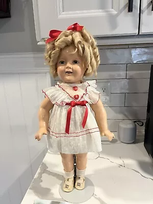 1930's All Original 18  Shirley Temple Doll Underskirt And Shoes Original • $200