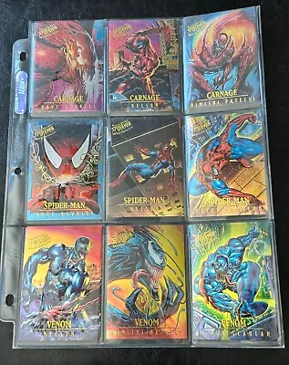 1995 Limited Edition Fleer Ultra Marvel Spider-Man Masterpieces Chase Insert Set • $30