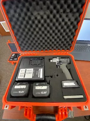 $150 • Buy Panasonic EYFLA5A 10.8V Impact Driver With Two Batteries, Remote, And Case