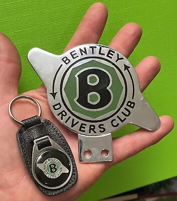 New Old Stock Bentley Drivers Club Car Badge Key Ring Mint In Box Never Mounted • $49.95