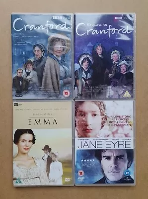 Cranford / Jane Eyre / Emma - Four Period / Costume Drama Adaptations DVD Bundle • £6.99
