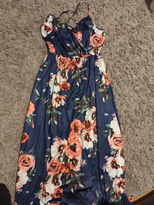 £9.99 • Buy Women's Deep V-Neck Backless Floral Split Maxi Dress