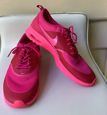 Nike Runners US/AU 8.5 EU 40 UK 6 Air Max Thea 599409-604 Pink Sneakers As New • $49
