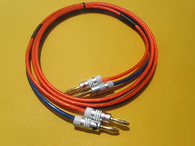 50 Ft Q Power Cable 12 Gauge Speaker Wire 2 To 2 Banana Plugs  • $34.95