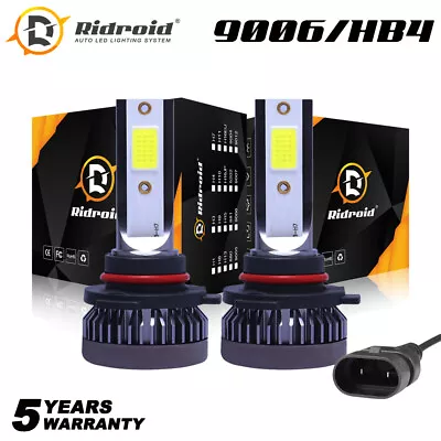 Mini HB4 9006 LED Headlight Bulb Kit 6000K White 120W 26000LM Halogen Replace • $10.98