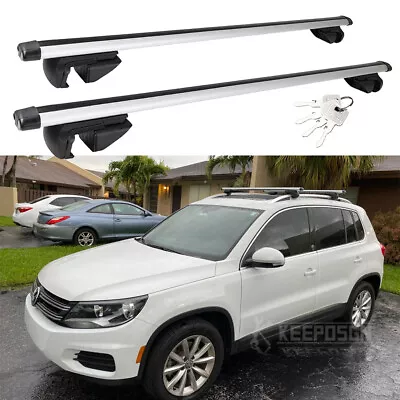 For VW Tiguan 2001-2021 48  Roof Rack Cross Bar Aluminium Luggage Cargo Carrier • $109.99