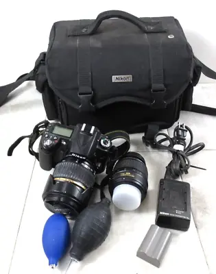 Nikon D90 Digital Camera W/ 2 Lenses  (g126187-2a (joo) Aa-3) • $269.95