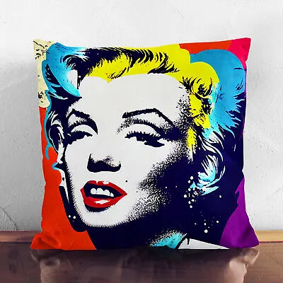 Plump Cushion Pop Art Marilyn Monroe Vol.4 Abstract Scatter Throw Pillow Cover • £19.95