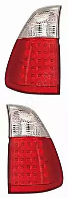 $219.50 • Buy BMW X5 E53 03-06 Facelift LCI LED Tail Lights Rear Lamps Outer Wing SET