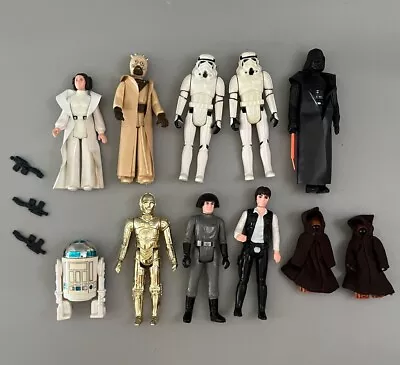 Vintage Kenner Star Wars 1977 Original Action Figures Set / Lot & Some Weapons • $107.82