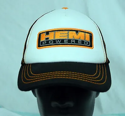 HEMI Powered Mopar Dodge Snapback Mesh Back Truckers Cap Hat  EUC • $13.99