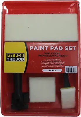 Fit For The Job FFJCSPPS 5 Piece 7 Click System Paint Pad Set High Capacity For • £9.94