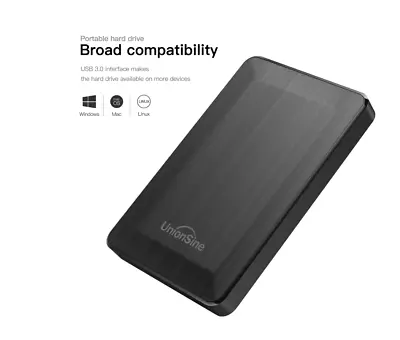 External Hard Drive 3.0 Sata External Hdd 2.5 Inch Black 1tb External Hdd Ssd • £12.99