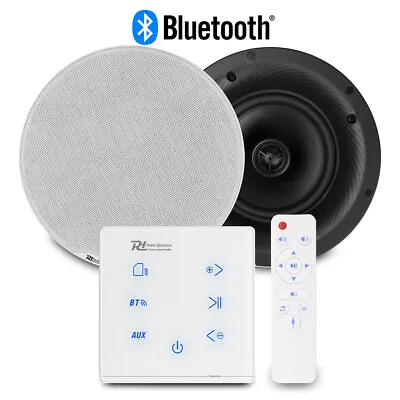 Bluetooth Ceiling Speaker Set - 2x FCS 8  And A50W Home Audio Music System • £209