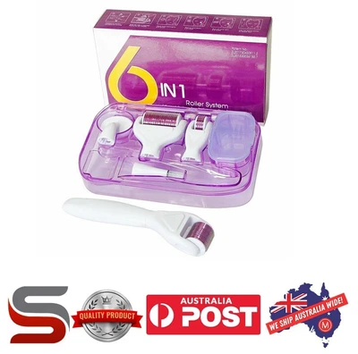 $28.50 • Buy 6 In 1 Skin Needling Derma Roller Device For Home Use Only