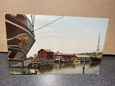 Mystic Seaport A Living Maritime Museum Mystic Connecticut Postcard￼ • $10.99