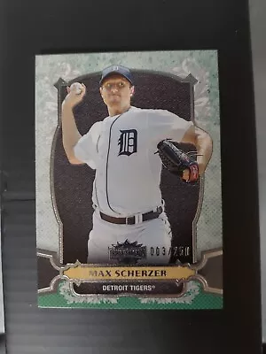 2014 Topps Triple Threads Emerald 003/250 Max Scherzer #49 • $1.50